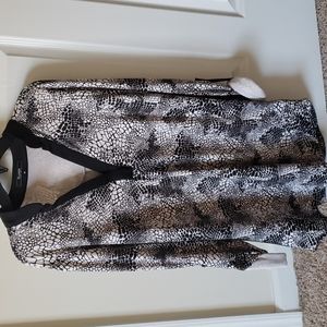 S Line Black label Tunic top Animal print Medium